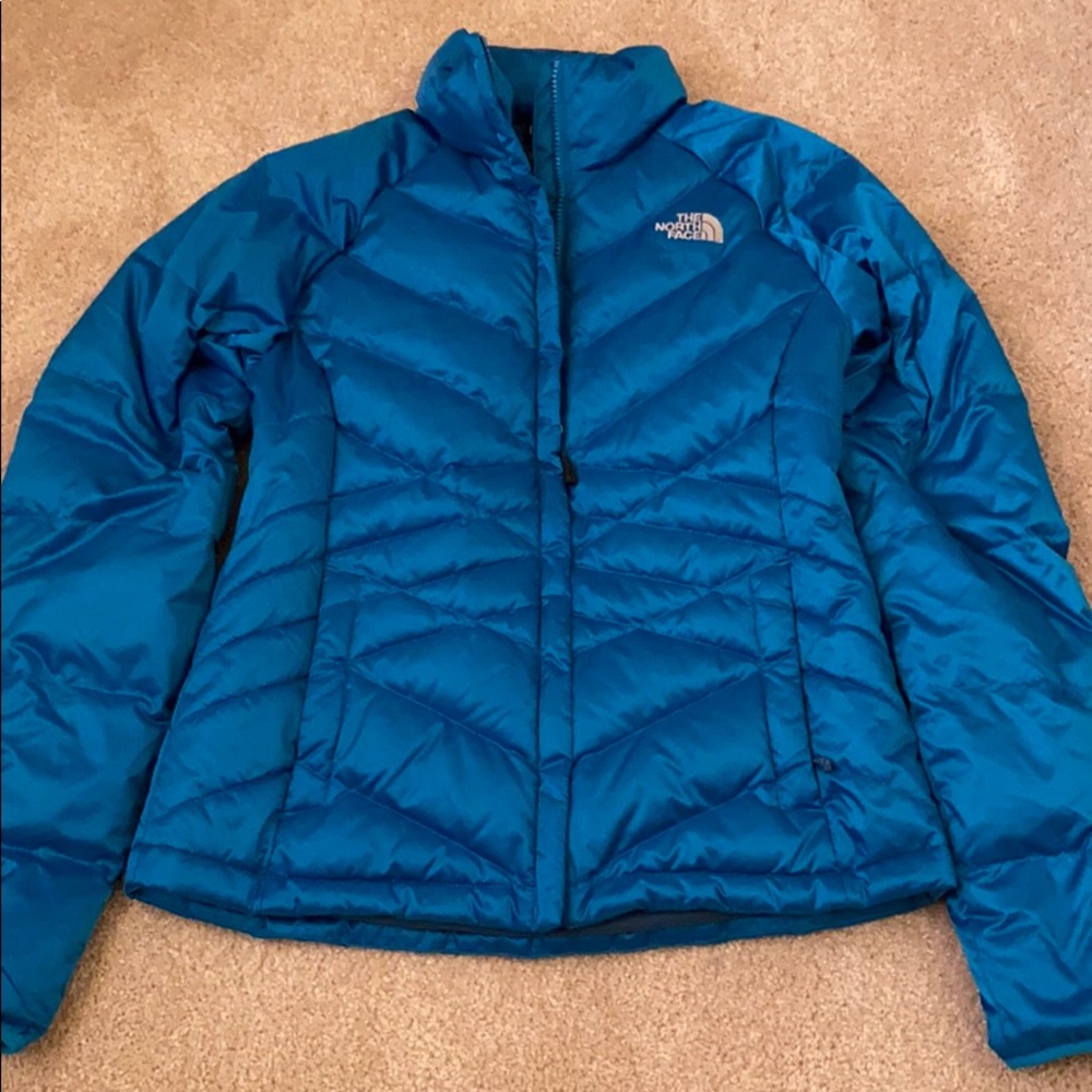 Blue North Face Puffer